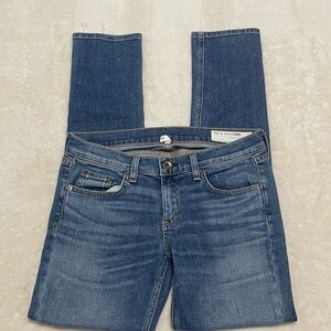 rag & bone Dre Jeans in Medium Blue Wash